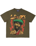 Online Ceramics Soul Fire Dark Olive Tee