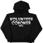 Online Ceramics Volunteer Coroner Black Hoodie