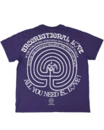 Online Ceramics Toward the Fun (Jumbo Print) Purple Tee - Image 2