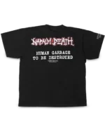 Online Ceramics Human Garbage Black Tee - Image 2