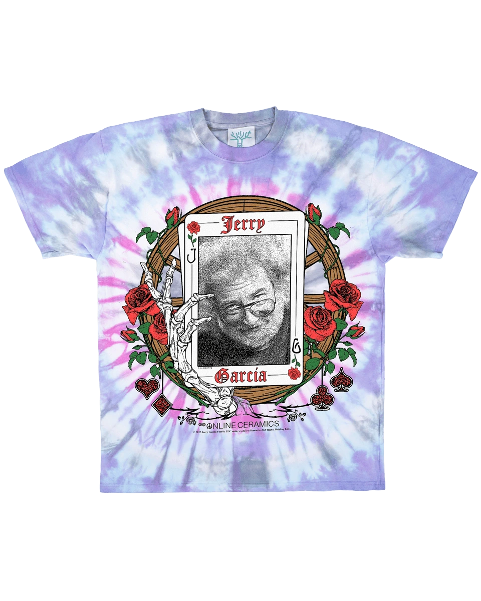 Online Ceramics Jerry Garcia “The Wheel” Tie Dye Tee Online Ceramics Jerry Garcia “The Wheel” Tie Dye Tee