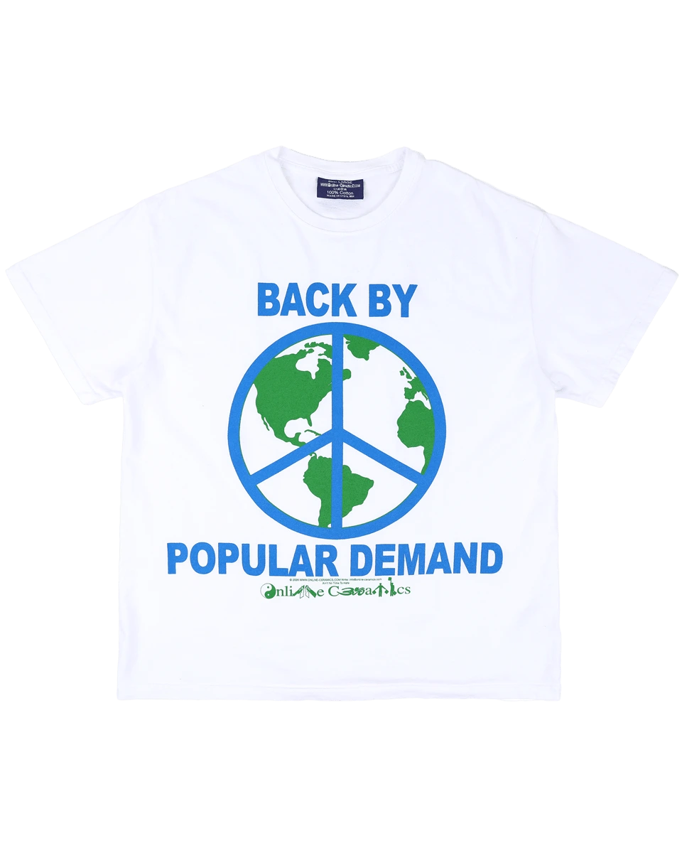 Online Ceramics Back By Popular Demand White Tee Online Ceramics Back By Popular Demand White Tee