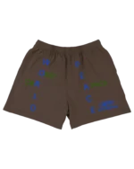 Online Ceramics World Peace Brown Shorts