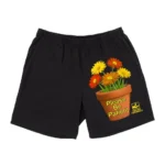 Online Ceramics Please Be Patient Black Shorts