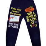 Online Ceramics Smiling Cloud Navy Sweats (14oz Heavy Fleece)