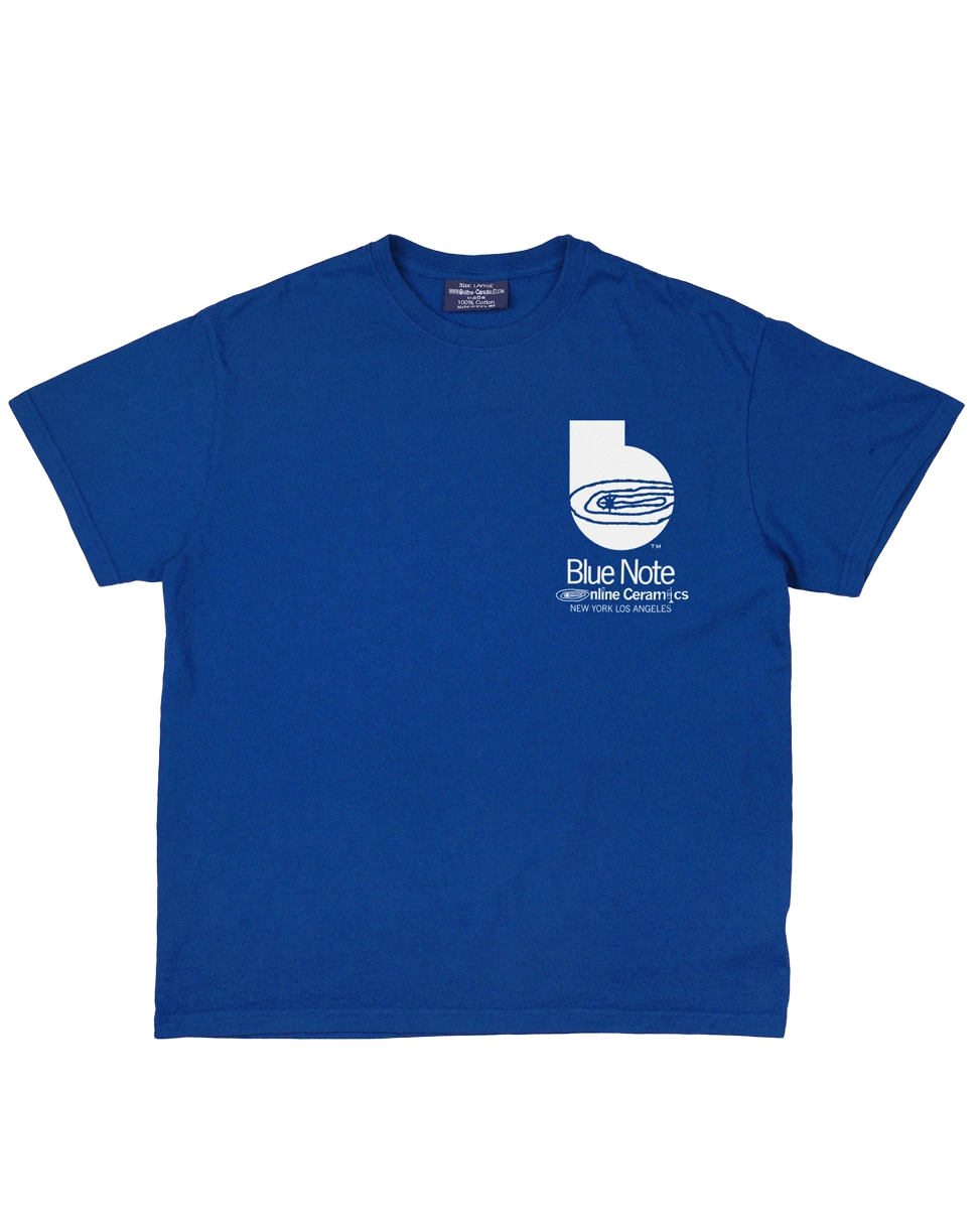 Online Ceramics Blue Note “Now Playing” – Blue Tee Online Ceramics Blue Note “Now Playing” – Blue Tee