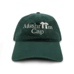 Online Ceramics Mushroom Cap Dark Green Hat