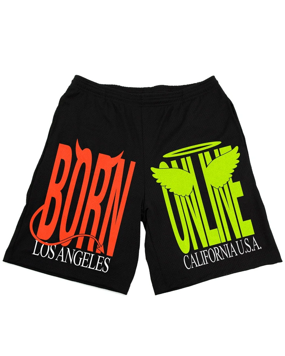 Born X Raised + Online Ceramics “Angel and Devil” Shorts Born X Raised + Online Ceramics “Angel and Devil” Shorts