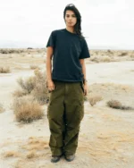 Online Ceramics Moss Rip-Stop Cargos - Image 3