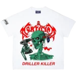 Online Ceramics Driller Killer White Tee