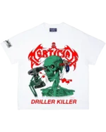 Online Ceramics Driller Killer White Tee
