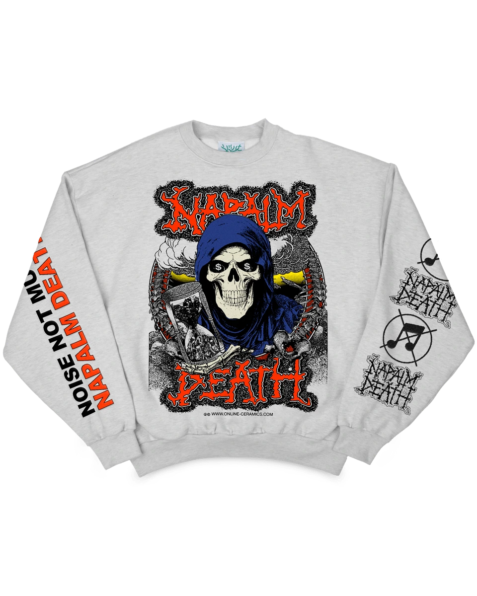 Online Ceramics Life? Heather Grey Crewneck Sweatshirt Online Ceramics Life? Heather Grey Crewneck Sweatshirt
