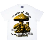 Online Ceramics Saprotrophic Mushrooms White Tee