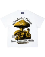Online Ceramics Saprotrophic Mushrooms White Tee