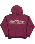 Online Ceramics I See Mycelium Mulberry Hoodie