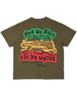 Online Ceramics Soul Fire Dark Olive Tee - Image 2