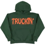 Online Ceramics Truckin' Dark Green Hoodie